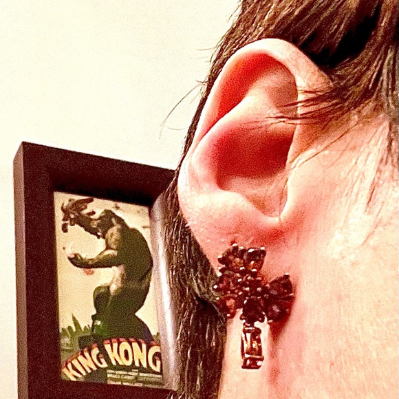 Pink Tourmaline earrings. Gold vermeil lever back. Stunning. - Picture 9 of 9